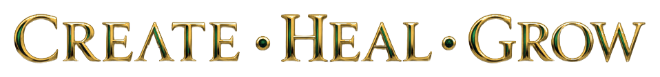 Create Heal Grow tagline lockup